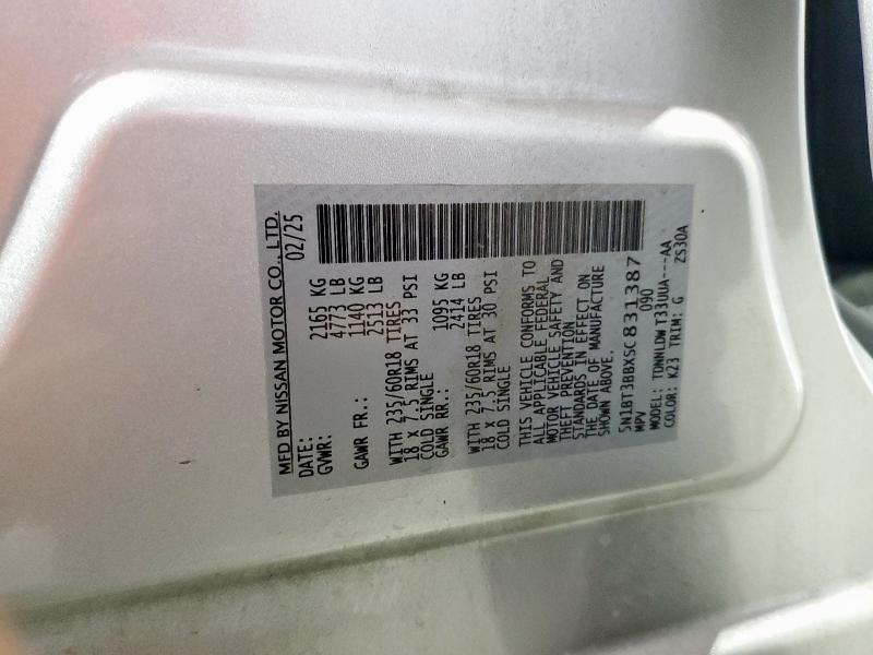 2025 NISSAN ROGUE SV 5N1BT3BBXSC831387