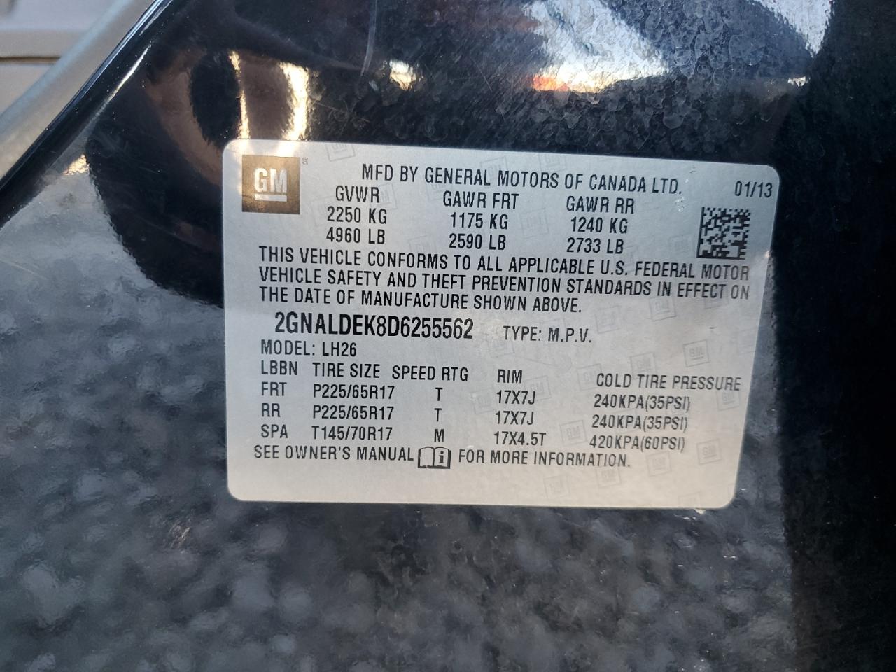 CHEVROLET EQUINOX LT