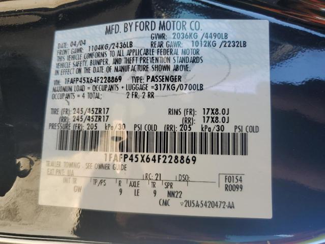 2004 FORD MUSTANG GT #3285651308