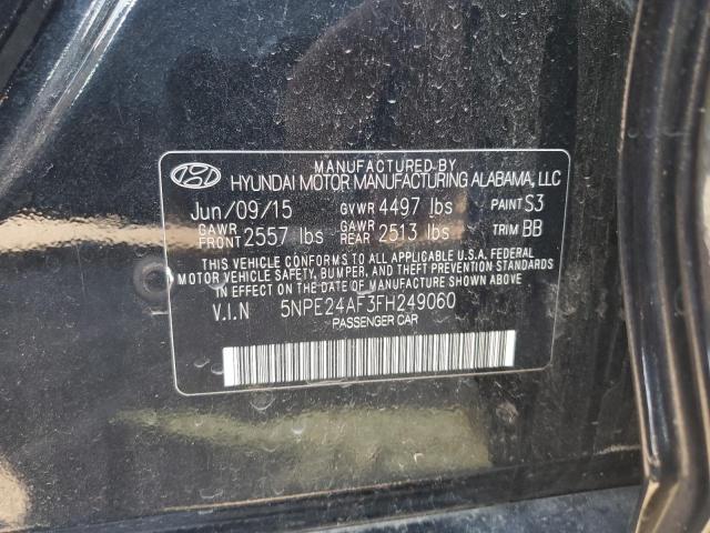 2015 HYUNDAI SONATA SE - 5NPE24AF3FH249060