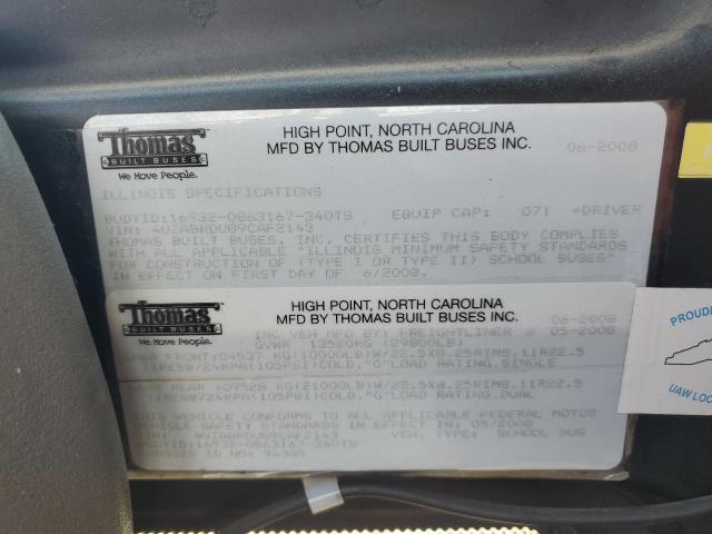 2009 FREIGHTLINER CHASSIS B2 #3271688337