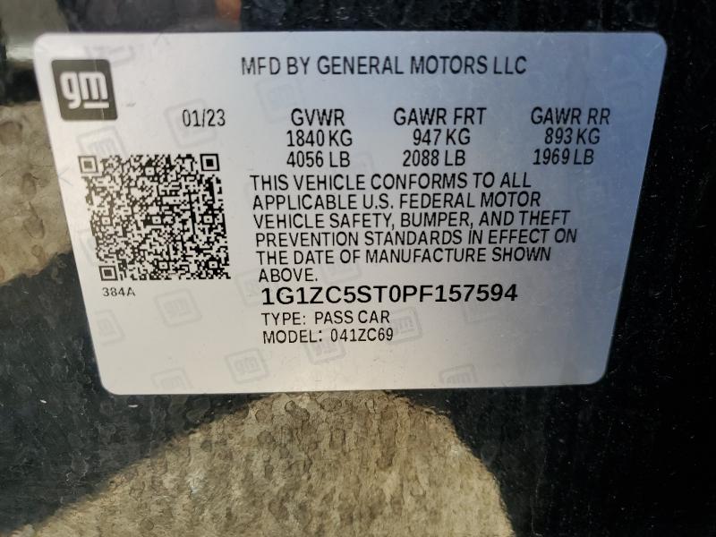 2023 CHEVROLET MALIBU LS - 1G1ZC5ST0PF157594