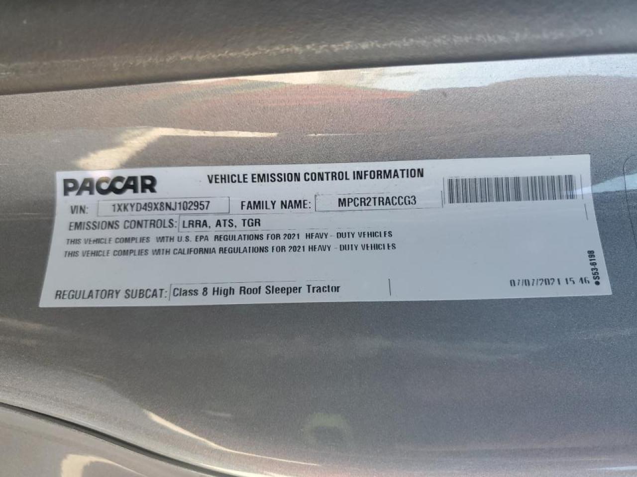 Lot #3268270033 2022 KENWORTH T680