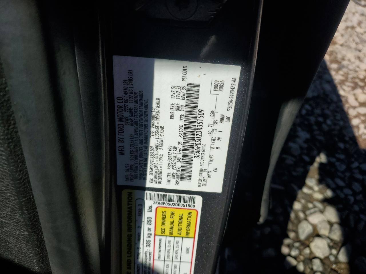 FORD FUSION TITANIUM PHEV