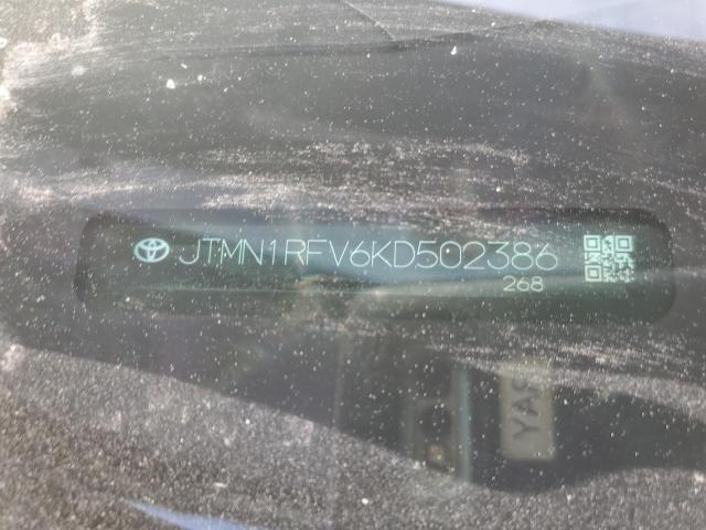 2019 TOYOTA RAV4 LIMIT JTMN1RFV6KD502386