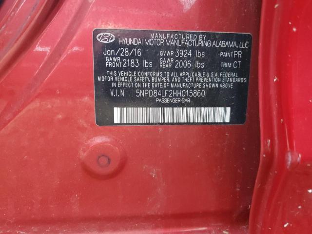 2017 HYUNDAI ELANTRA SE - 5NPD84LF2HH015860