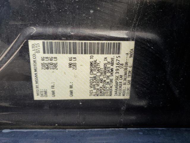 2016 NISSAN MAXIMA 3.5 #3290310225