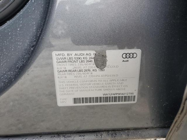 2015 AUDI Q5 PREMIUM - WA1LFAFP9FA012795