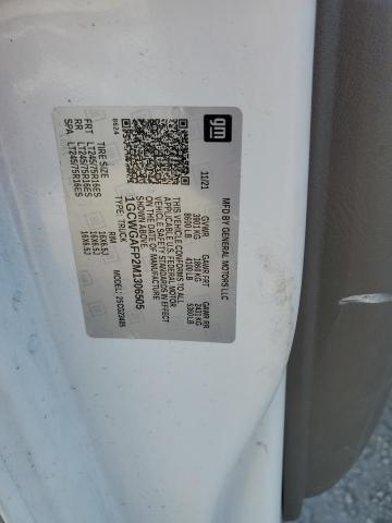 2021 CHEVROLET EXPRESS G2 1GCWGAFP2M1306505