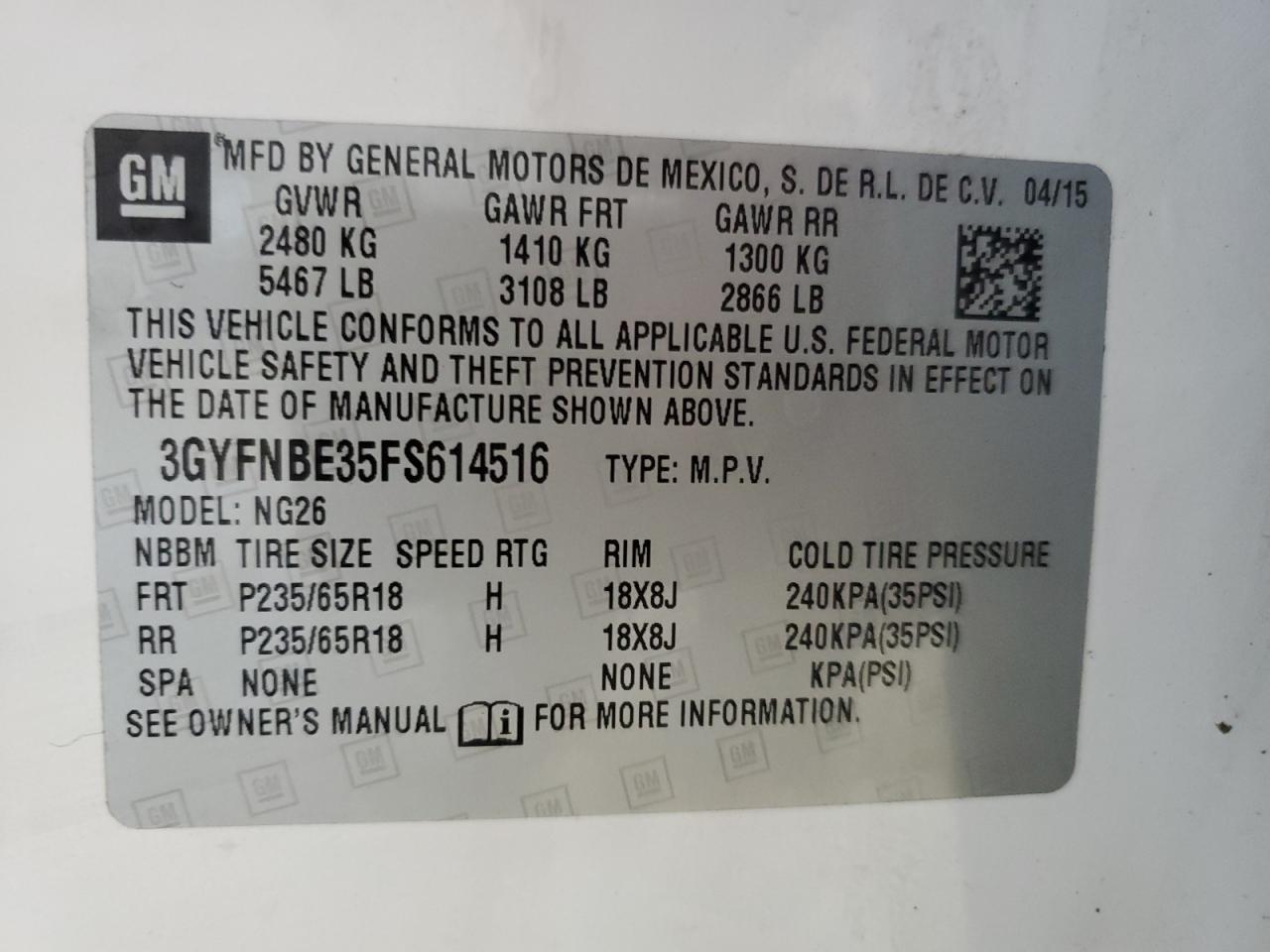 CADILLAC SRX LUXURY COLLECTION