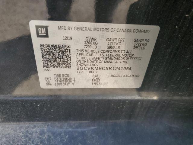 2019 CHEVROLET SILVERADO #3293402069