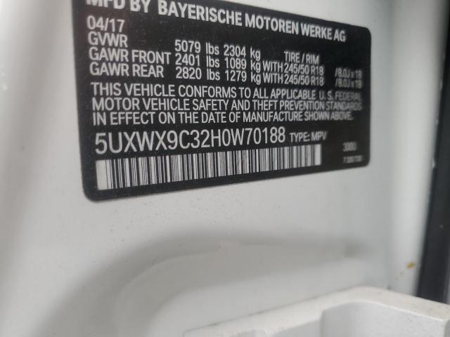 2017 BMW X3 XDRIVE2 #3282583867