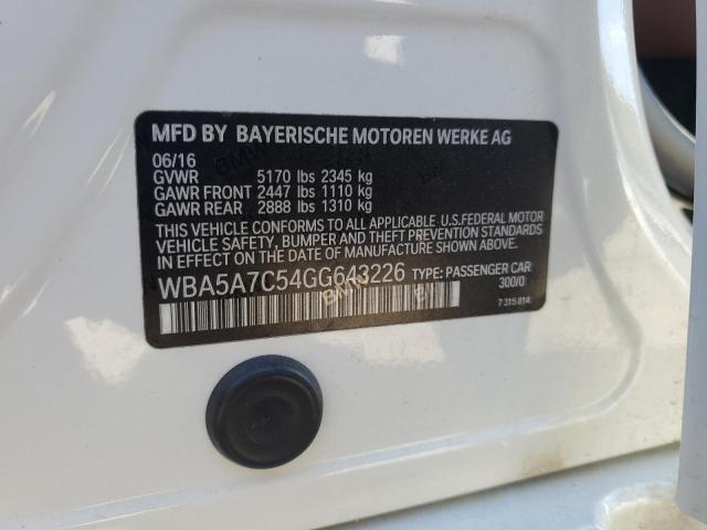 2016 BMW 528 XI WBA5A7C54GG643226
