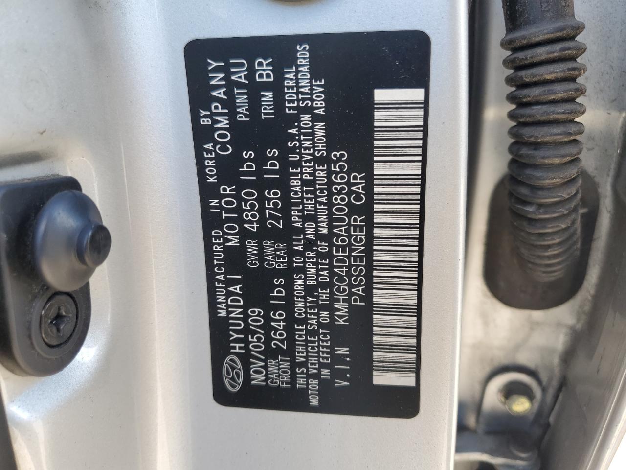 HYUNDAI GENESIS 3.8L