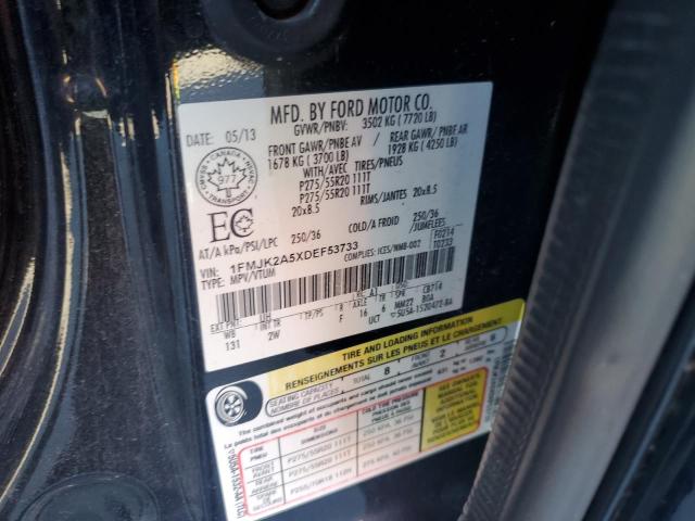 2013 FORD EXPEDITION #3296314410