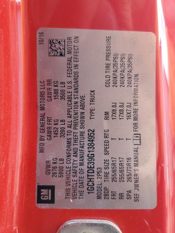 2016 CHEVROLET COLORADO Z #3278802620