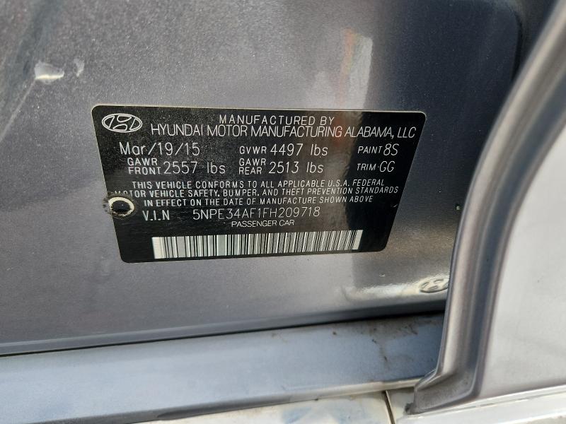 2015 HYUNDAI SONATA SPO - 5NPE34AF1FH209718