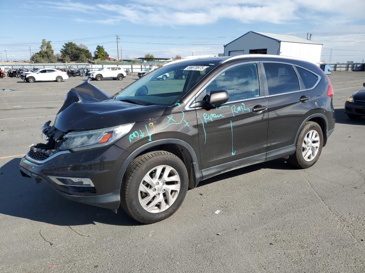 Lot #3276403711 2016 HONDA CR-V EXL
