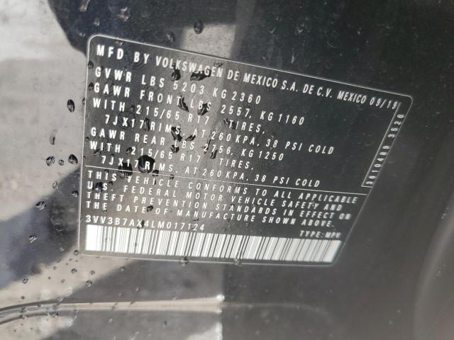 2020 VOLKSWAGEN TIGUAN SE 3VV3B7AX4LM017124