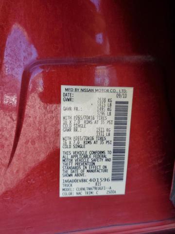 2011 NISSAN FRONTIER S - 1N6AD0EV8BC401596