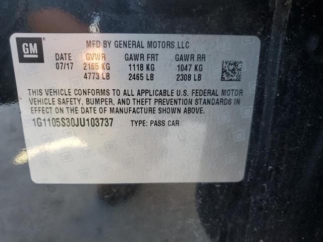 2018 CHEVROLET IMPALA LT - 1G1105S30JU103737