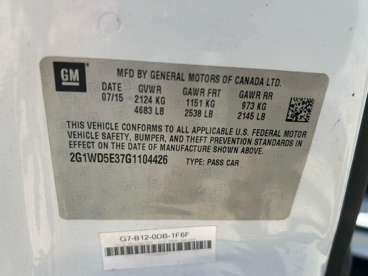 CHEVROLET IMPALA POLICE