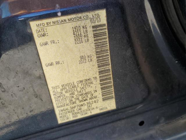 2013 NISSAN ALTIMA 2.5 - 1N4AL3AP7DN536242