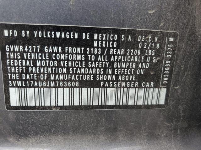 2018 VOLKSWAGEN GOLF SPORT - 3VWL17AU6JM763608
