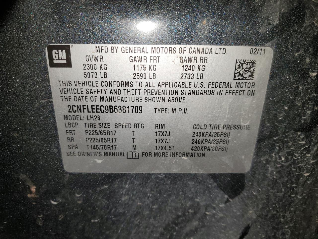 CHEVROLET EQUINOX LT