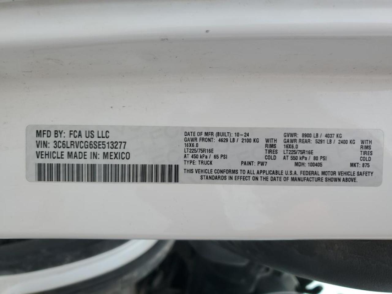 RAM PROMASTER 2500 HIGH