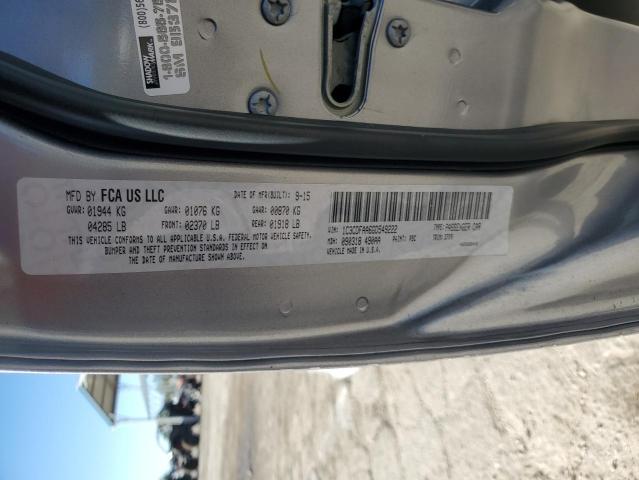 2016 DODGE DART SE 1C3CDFAA6GD549222