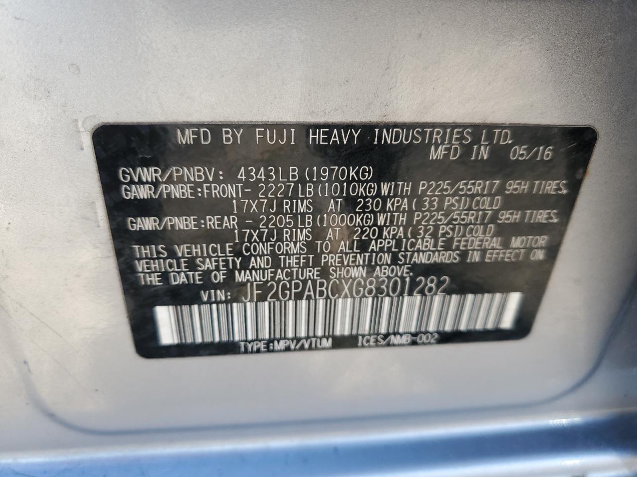 SUBARU CROSSTREK PREMIUM