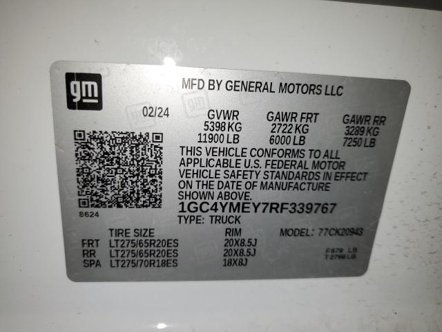 2024 CHEVROLET SILVERADO #3291236001