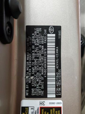 2008 TOYOTA CAMRY CE #3278754648