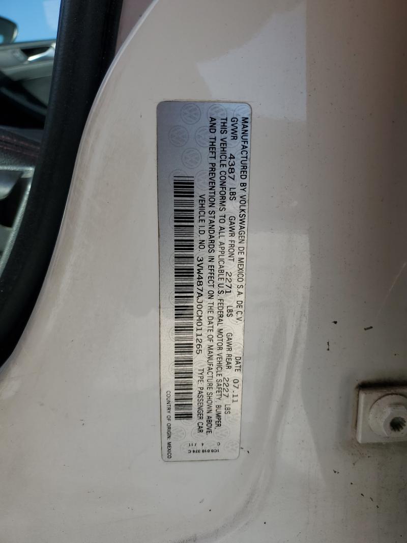 2012 VOLKSWAGEN JETTA GLI - 3VW487AJ0CM011265