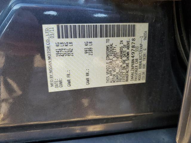 2011 NISSAN ALTIMA BAS - 1N4AL2APXBN497878