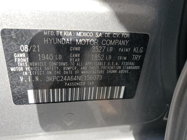 2022 HYUNDAI ACCENT SE #3298027191