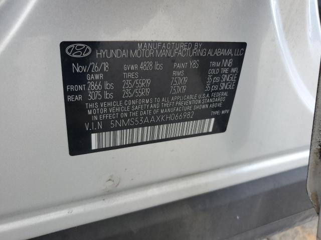 2019 HYUNDAI SANTA FE L #3297081536