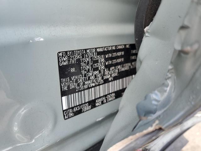 2021 TOYOTA RAV4 TRD O 2T3S1RFV9MW147335