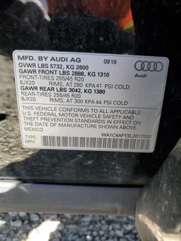 2020 AUDI SQ5 PRESTI - WA1C4AFY3L2017530