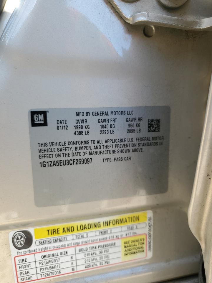 Lot #3301834357 2012 CHEVROLET MALIBU LS