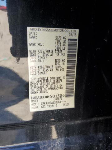 2017 NISSAN TITAN S - 1N6AA1EKXHN501586