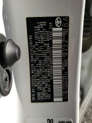 2017 TOYOTA COROLLA L #3287605025