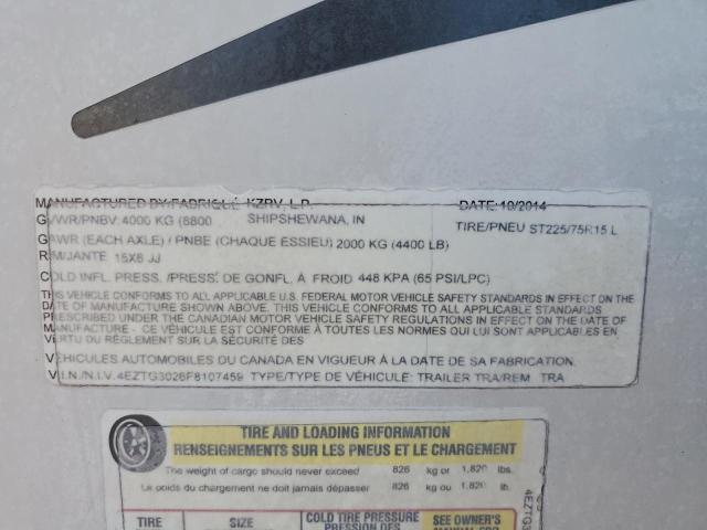 2015 K-Z MXT309 #3275669821