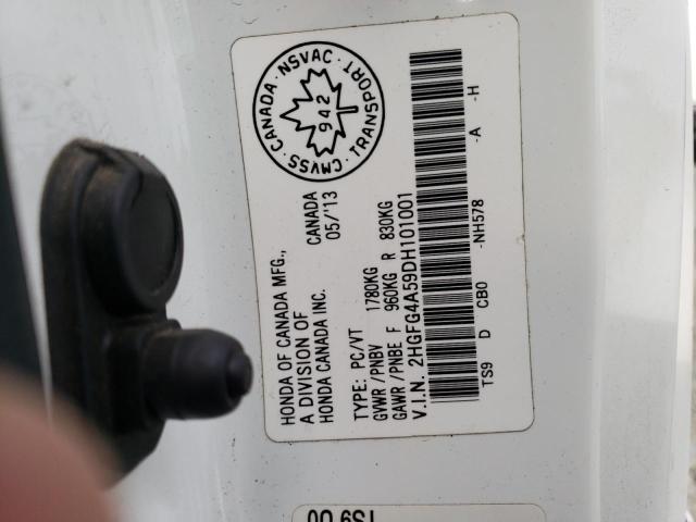 2013 HONDA CIVIC SI - 2HGFG4A59DH101001