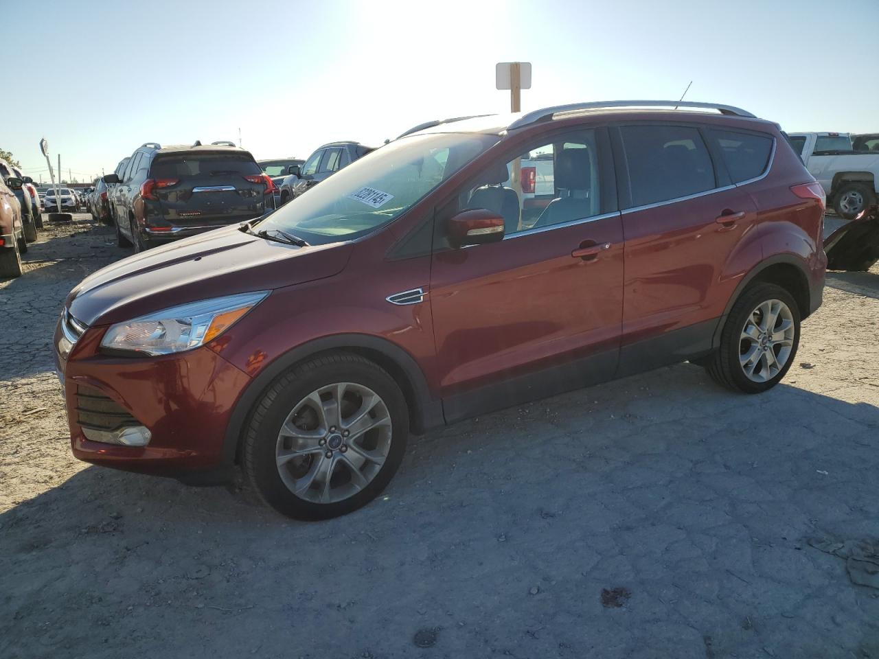 Lot #3265947533 2014 FORD ESCAPE TIT