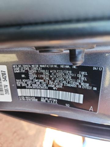 2013 TOYOTA SIENNA XLE - 5TDYK3DC5DS366283