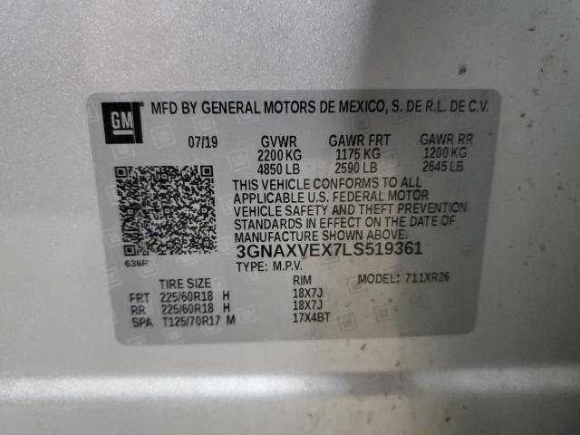 2020 CHEVROLET EQUINOX LT #3294508521