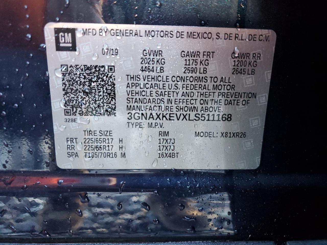 CHEVROLET EQUINOX LT