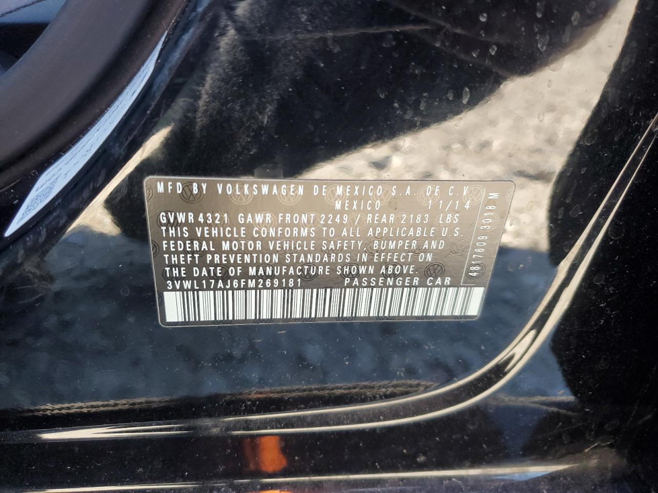 VOLKSWAGEN JETTA SEL